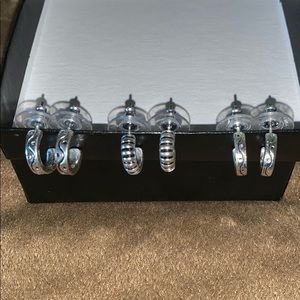 Set of 3 Small Hoop Earrings